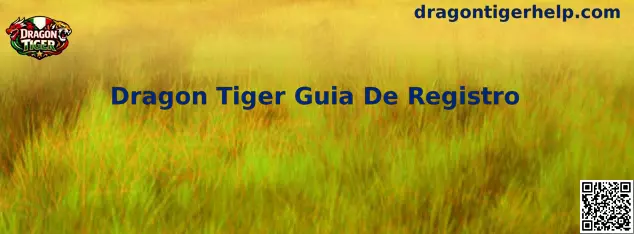 Guía visual de registro de Dragon Tiger